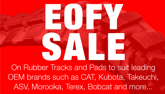 Rubber Tracks and Pads for Sale