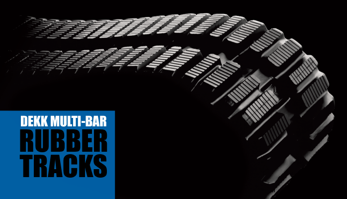 DEKK Multi-Bar Rubber Tracks