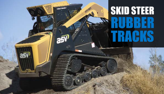 Rubber Tracks for skid steer machines